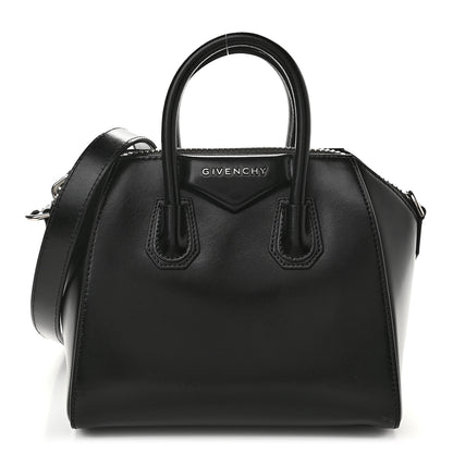 Givenchy Shiny Lord Calfskin Mini Antigona Black 1 of 9