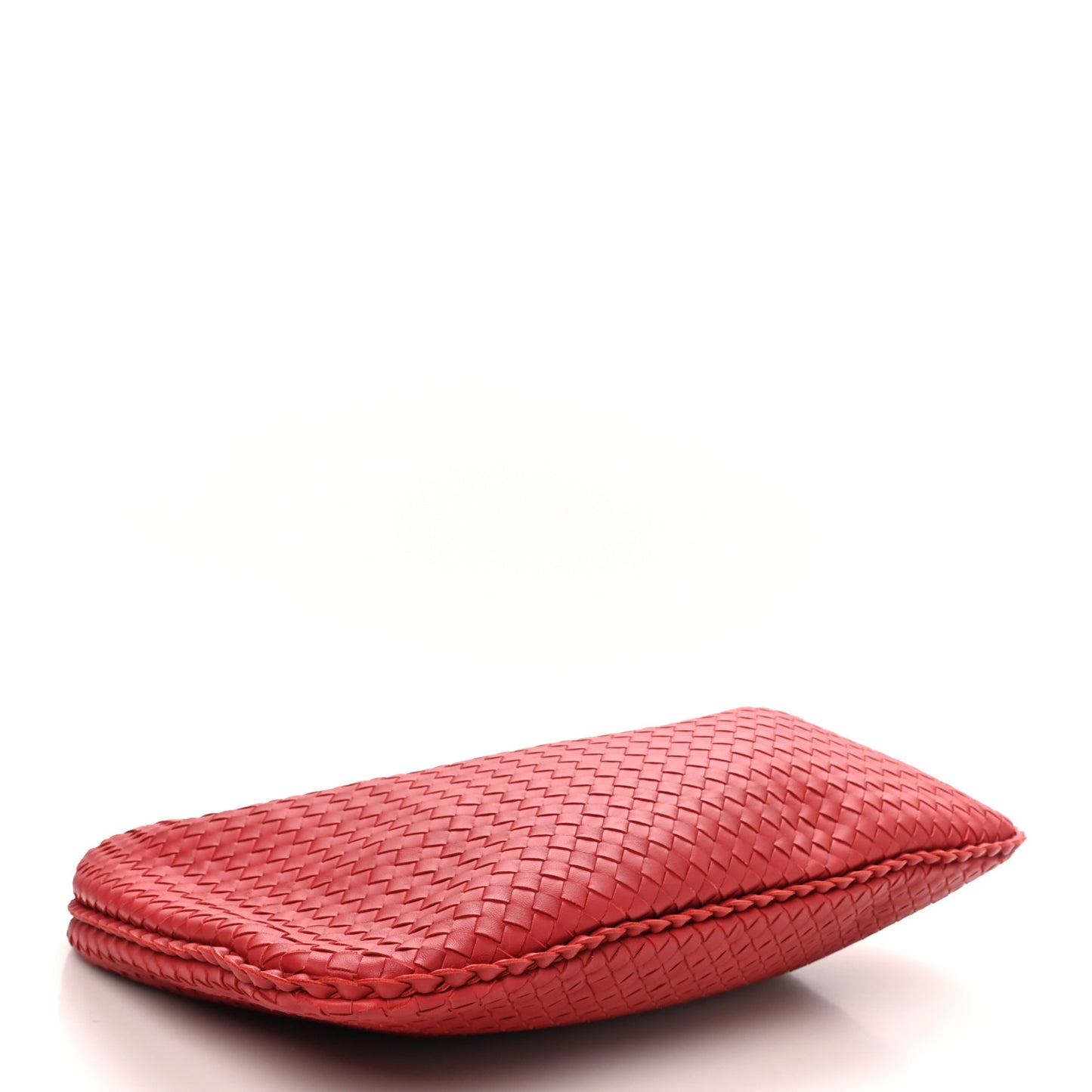 Nappa Intrecciato Large Veneta Hobo Fraise