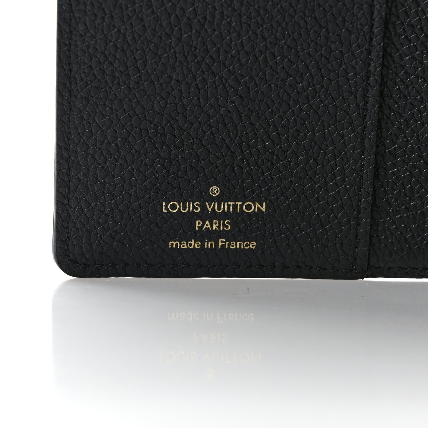 LOUIS VUITTON Empreinte Monogram Giant Paul Notebook Cover MM Black Beige