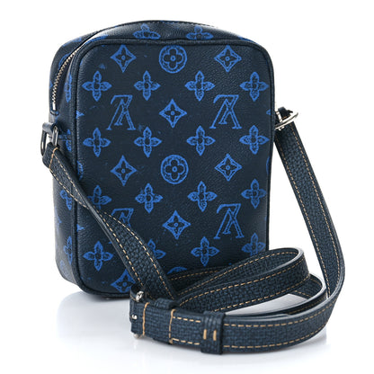 Louis Vuitton Monogram Macassar Christopher Wearable Wallet Blue 2 of 8