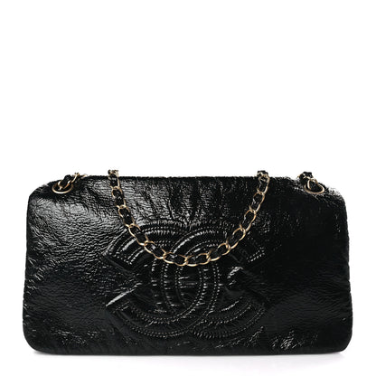 Chanel Vinyl Medium Rock and Chain Flap Black 1 of 8