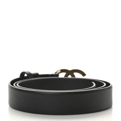Chanel Calfskin Quilted CC Belt 85 34 Black 2 of 6