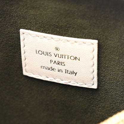 Louis Vuitton Lambskin Embossed Monogram Coussin PM Beige Cream 6 of 10