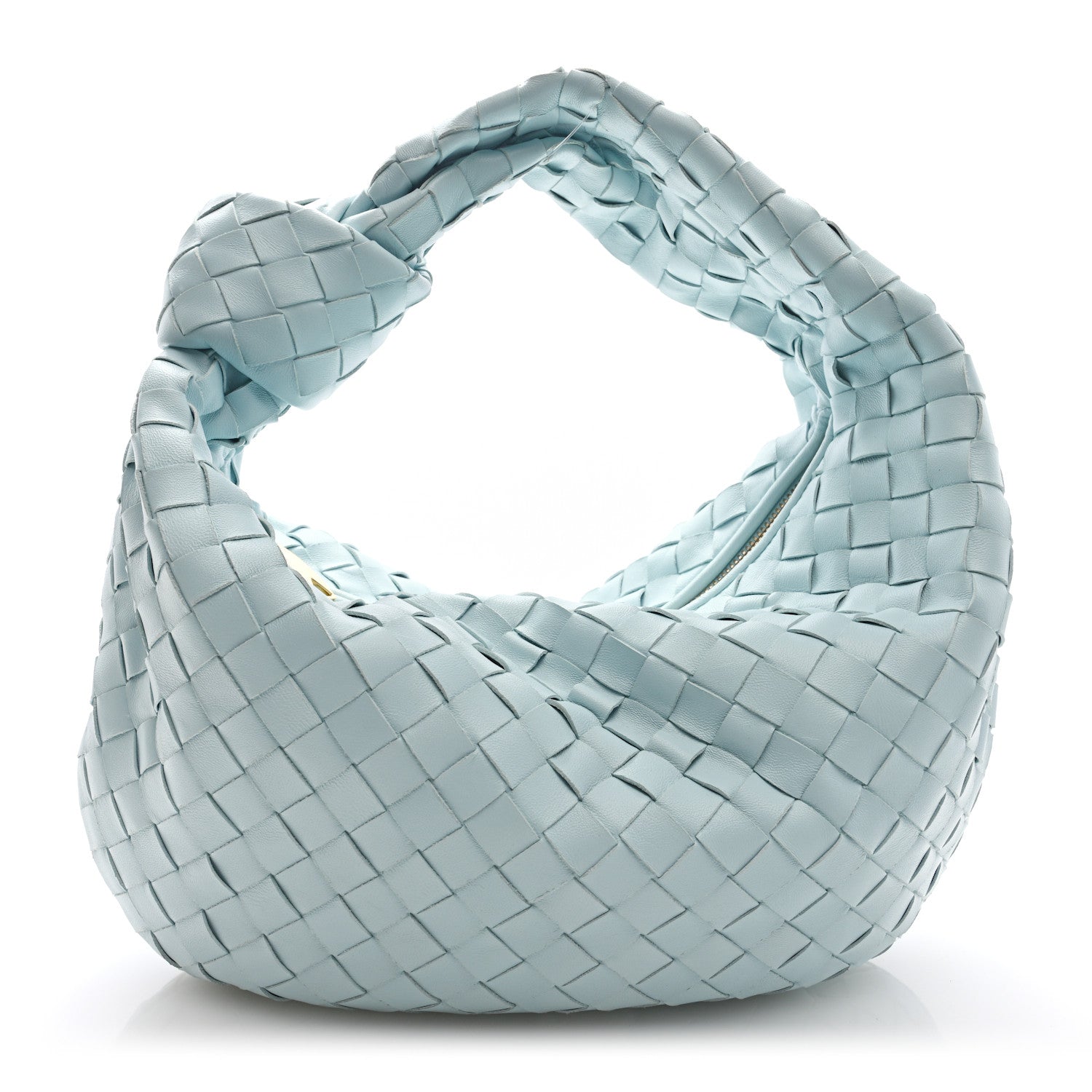 Bottega Veneta Nappa Intrecciato Teen Jodie Hobo Teal Washed 1 of 10