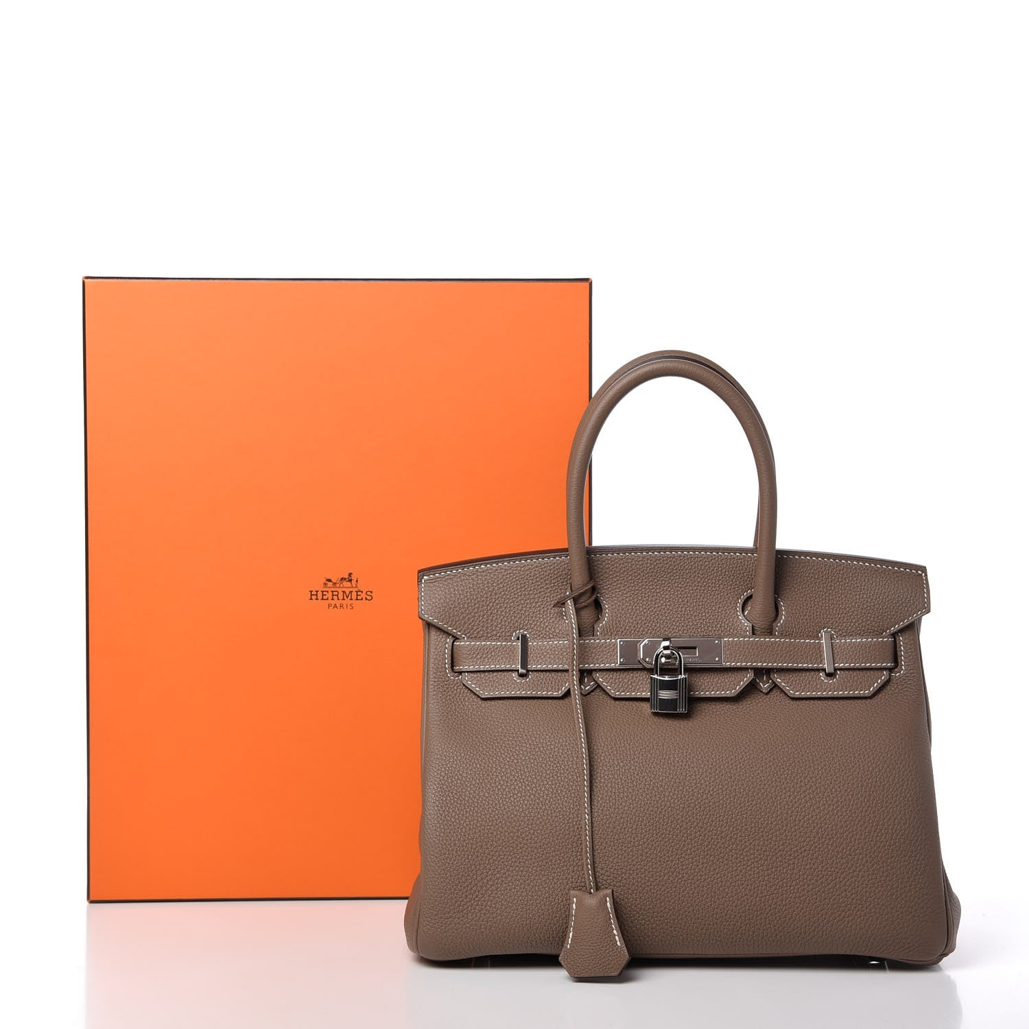 Hermes Togo Birkin 30 Etoupe 10 of 10