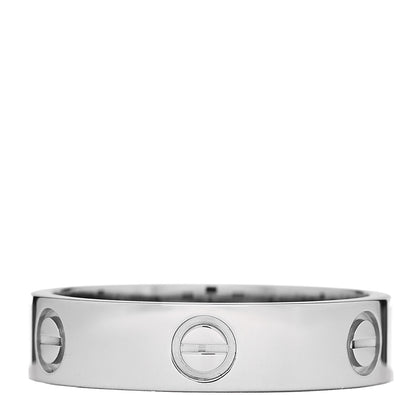 Cartier Platinum 5.5mm LOVE Ring 62 10 3 of 5