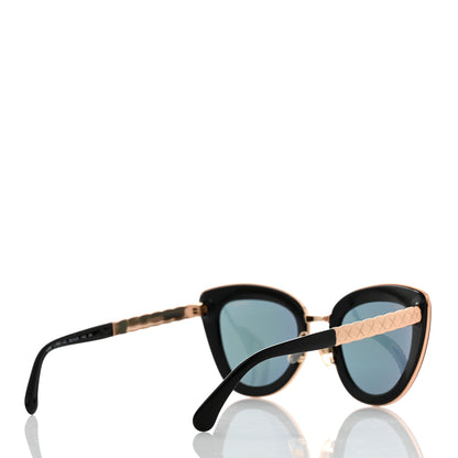 Chanel Cat Eye Quilted Sunglasses 5368 Black Pink 4 of 8