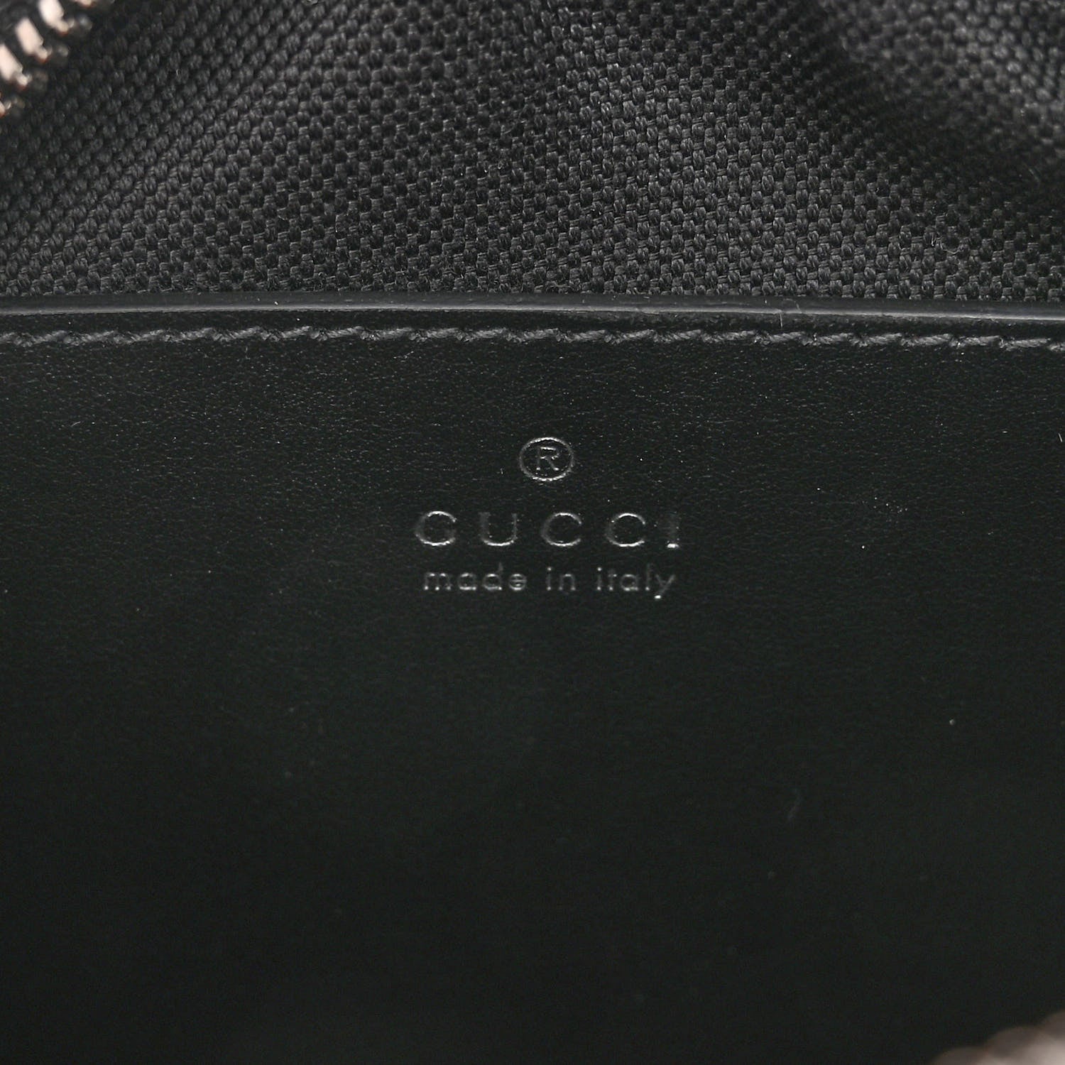 Gucci Calfskin Matelasse Monochrome Small GG Marmont Chain Shoulder Bag Black 6 of 9