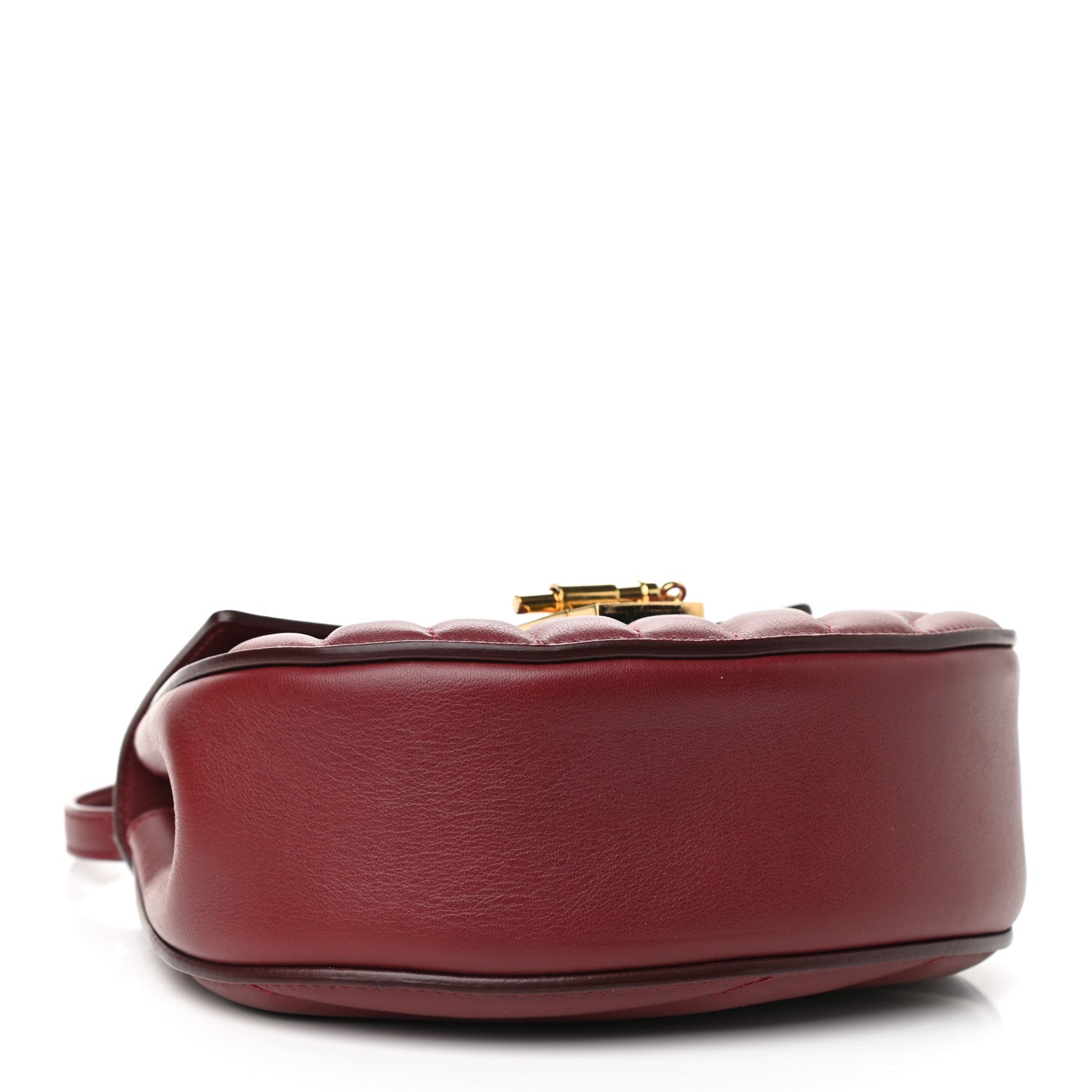 Chloe Calfskin Quilted Mini Drew Bijou Shoulder Bag Plum Purple 3 of 7