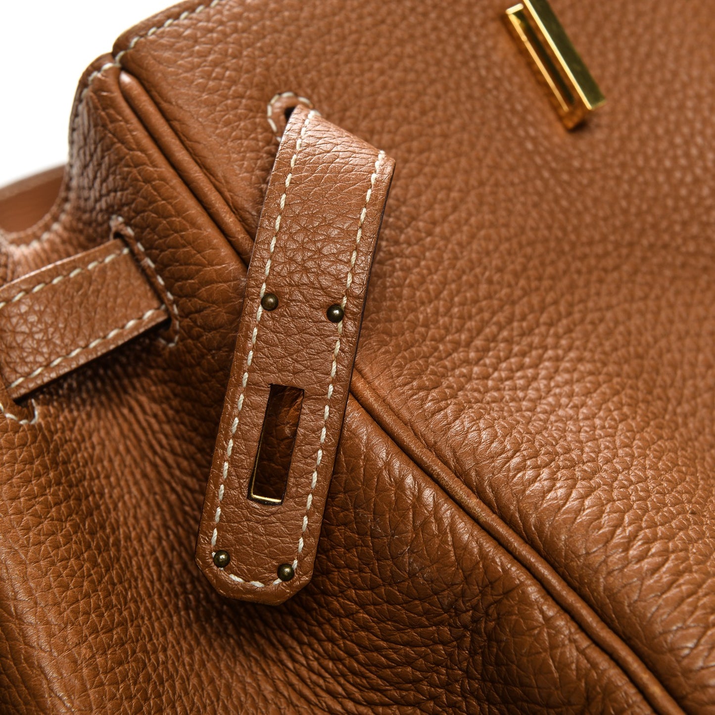 Taurillon Clemence Birkin 40 Gold