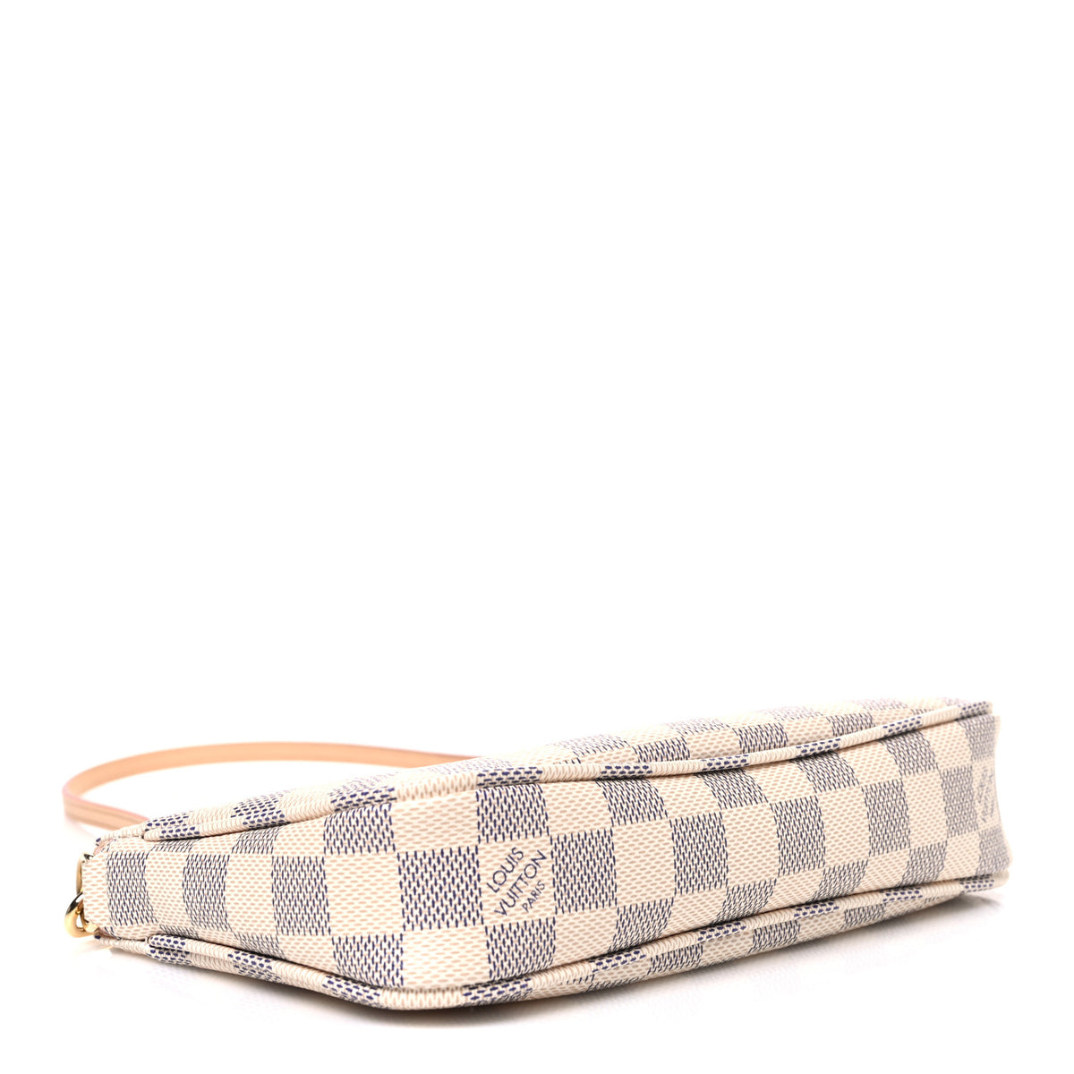 Louis Vuitton Damier Azur Pochette Accessories NM Rose Ballerine 4 of 10
