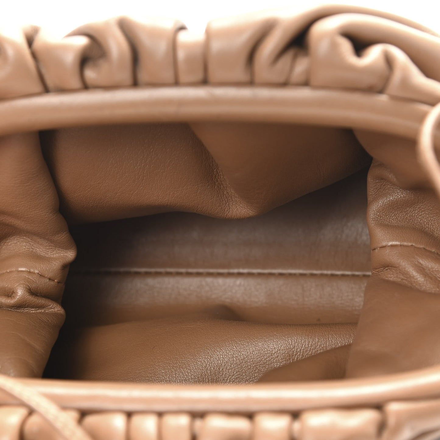 Butter Calfskin The Mini Pouch Cammello