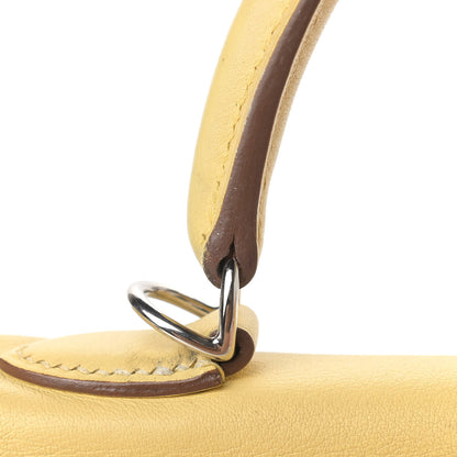 Hermes Swift Kelly Retourne 25 Jaune Poussin 12 of 17