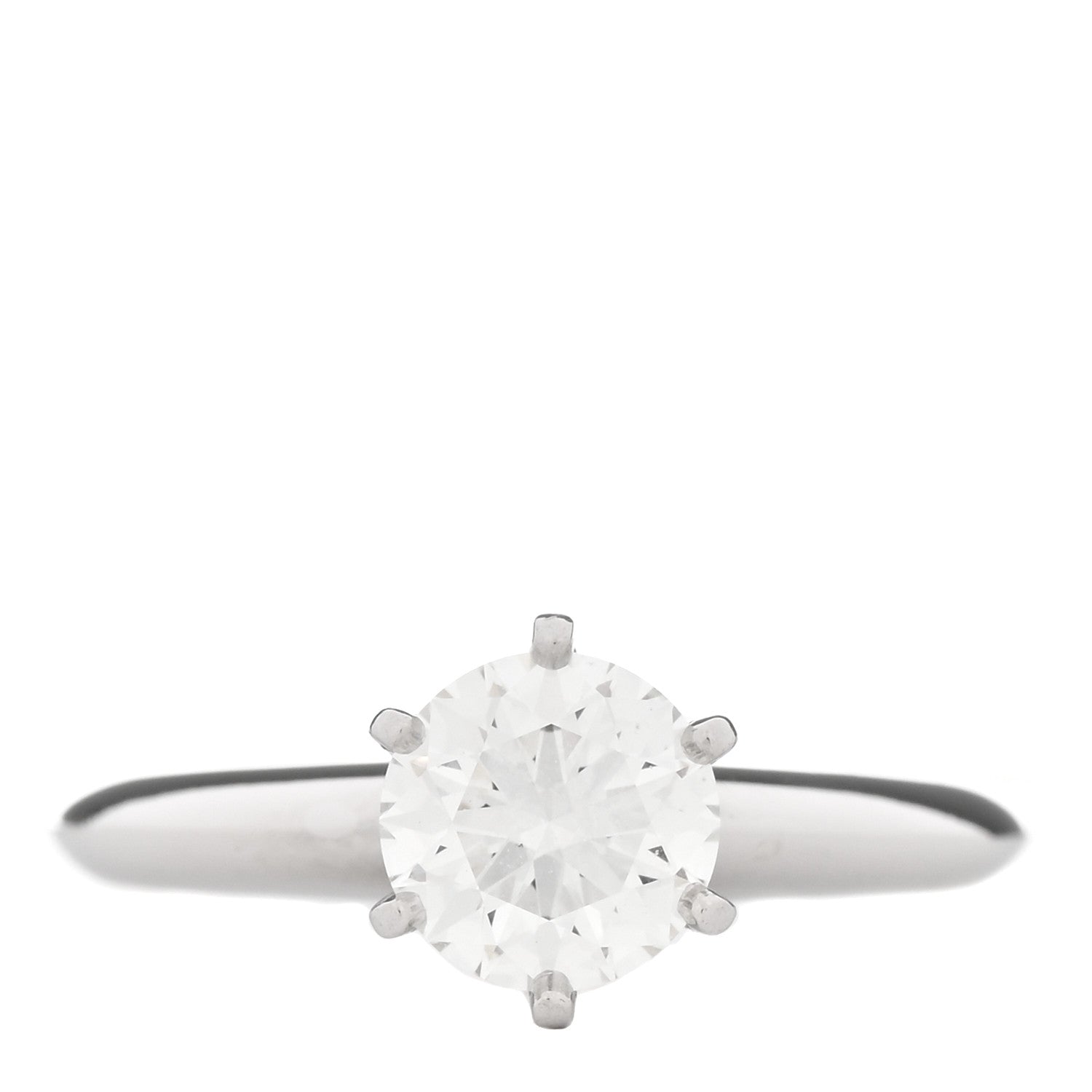 Tiffany Platinum Diamond 1.26ct Solitaire Engagement Ring 52 6 1 of 6