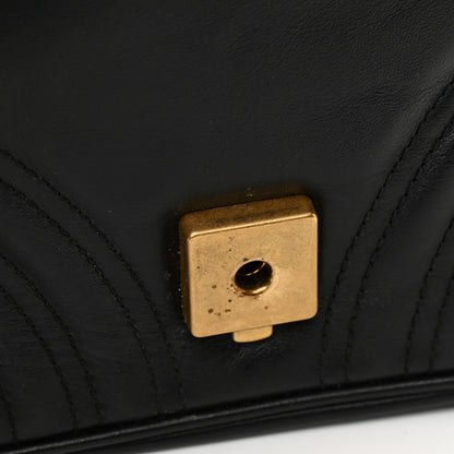 Gucci Calfskin Matelasse Mini GG Marmont Shoulder Bag Black 15 of 15