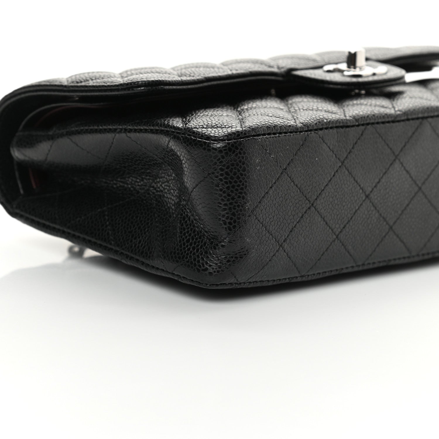 Chanel Caviar Quilted Medium Double Flap Black 9 of 15