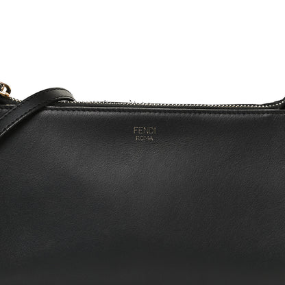Fendi Vitello Baltico Mini Pouch Crossbody Pouch Black 8 of 12