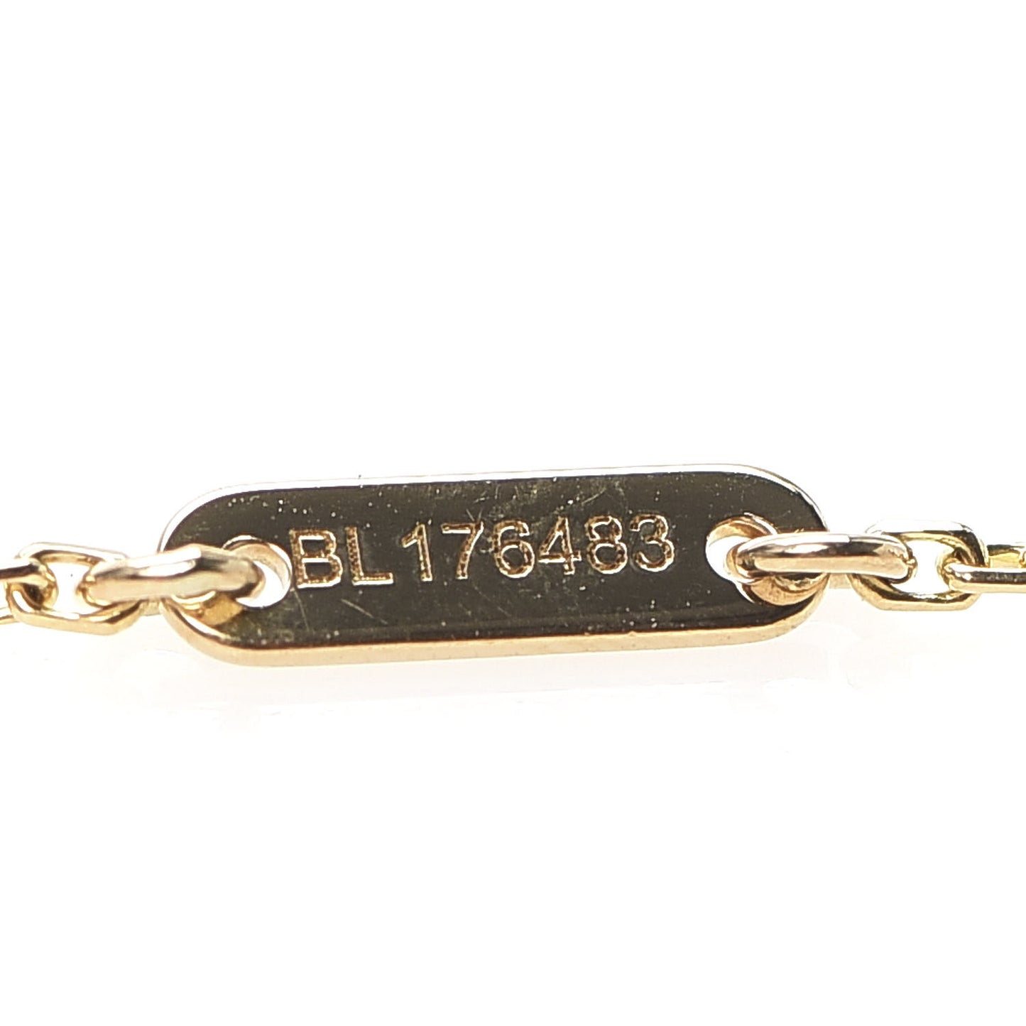 18K Yellow Gold Mother of Pearl Sweet Alhambra Bracelet