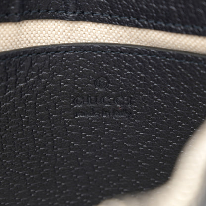Gucci GG Supreme Monogram Textured Dollar Calfskin Web Small Ophidia GG Handbag Beige Blue 6 of 10