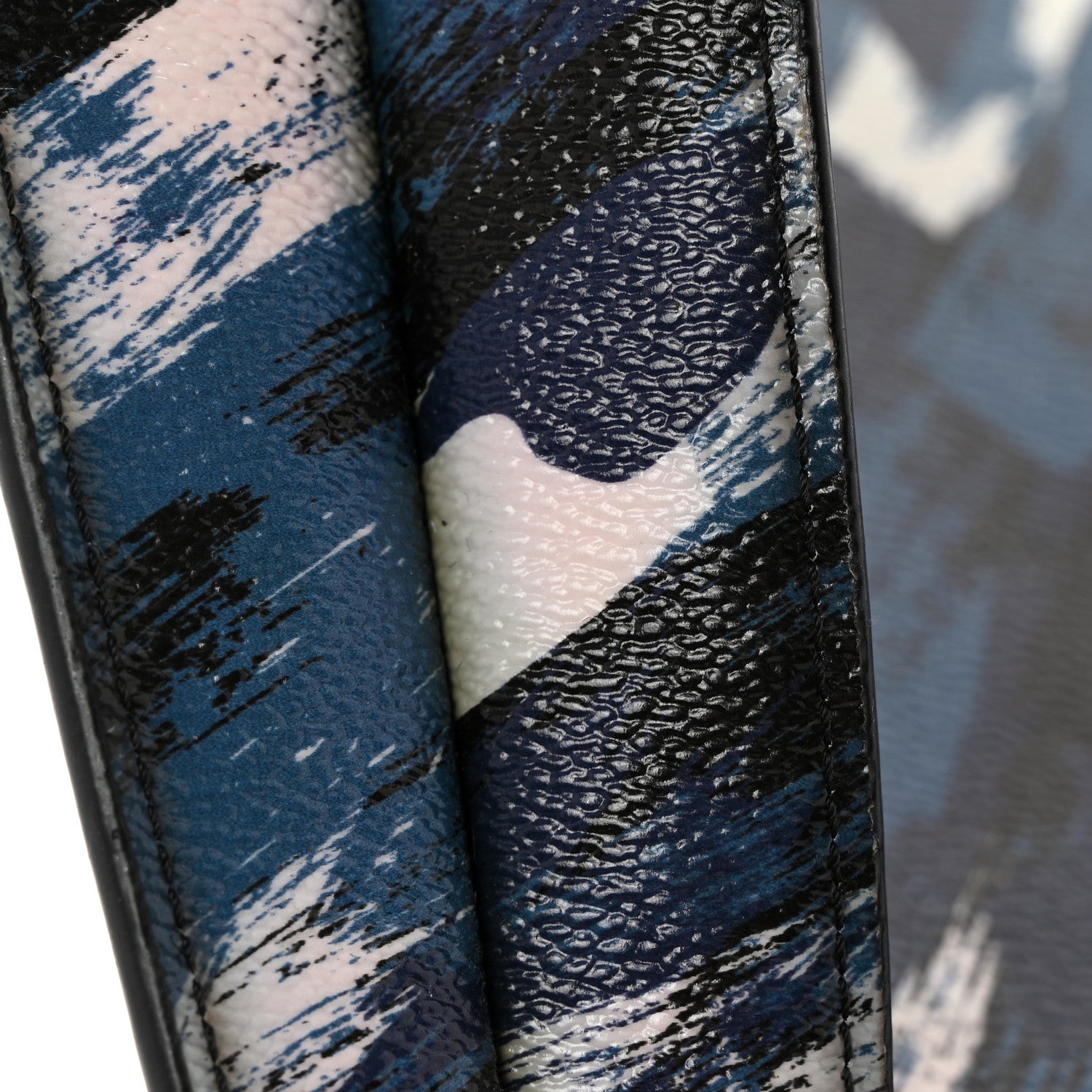 Louis Vuitton Canvas Printed Brushstroke Camouflage Pochette Jour GM Blue 8 of 9