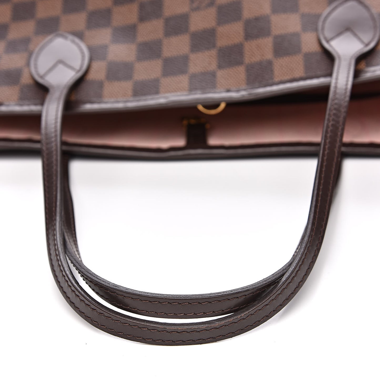 Damier Ebene Neo Neverfull MM Rose Ballerine