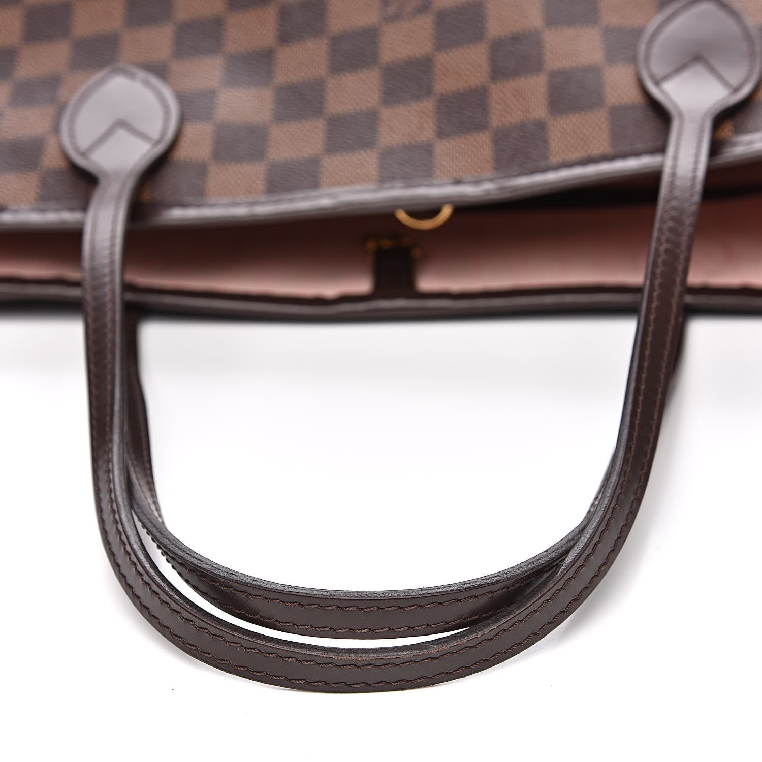 Louis Vuitton Damier Ebene Neo Neverfull MM Rose Ballerine 9 of 18