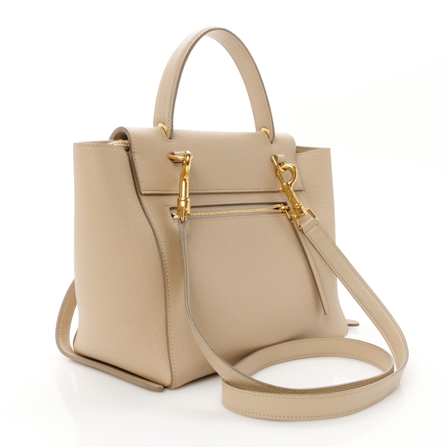 Celine Grained Calfskin Micro Belt Bag Light Taupe 3 of 12