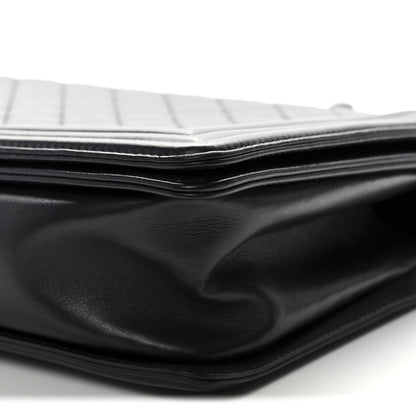 Chanel Calfskin Quilted New Medium Boy Flap So Black 10 of 11