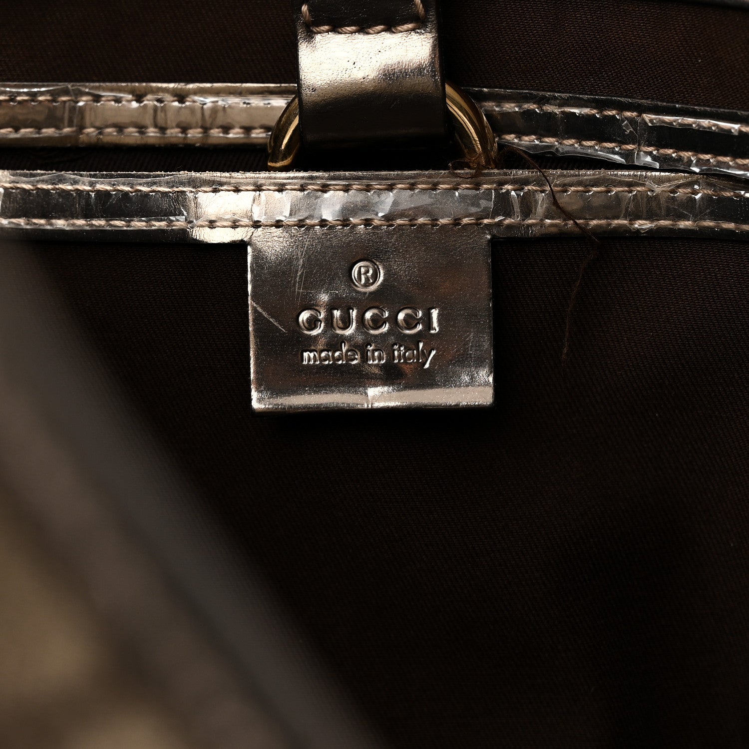 Gucci GG Plus Monogram Web Large Joy Shoulder Bag Metallic 6 of 12