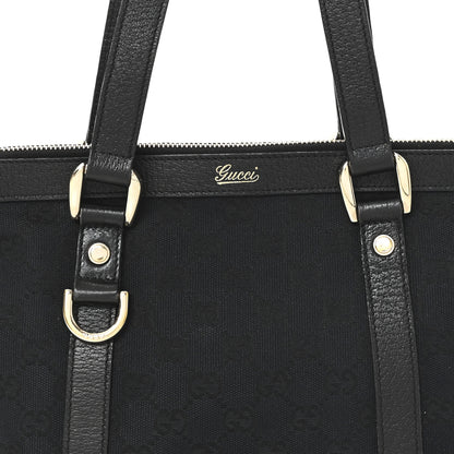 Gucci Monogram Small Abbey Tote Black 8 of 10