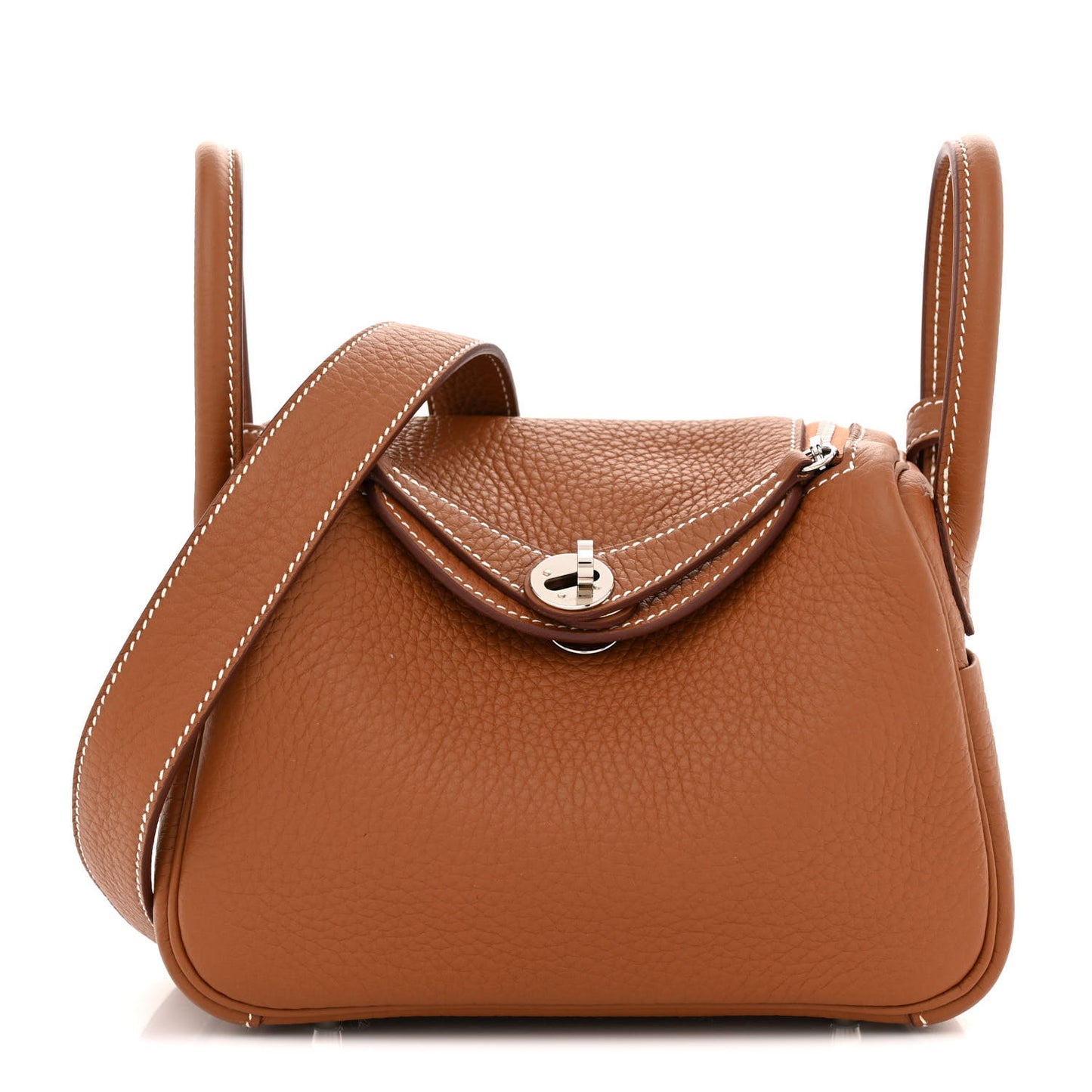 Taurillon Clemence Mini Lindy 20 Gold