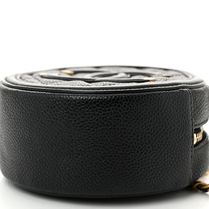 Chanel Caviar Quilted Round Filigree Crossbody Black 9 of 9