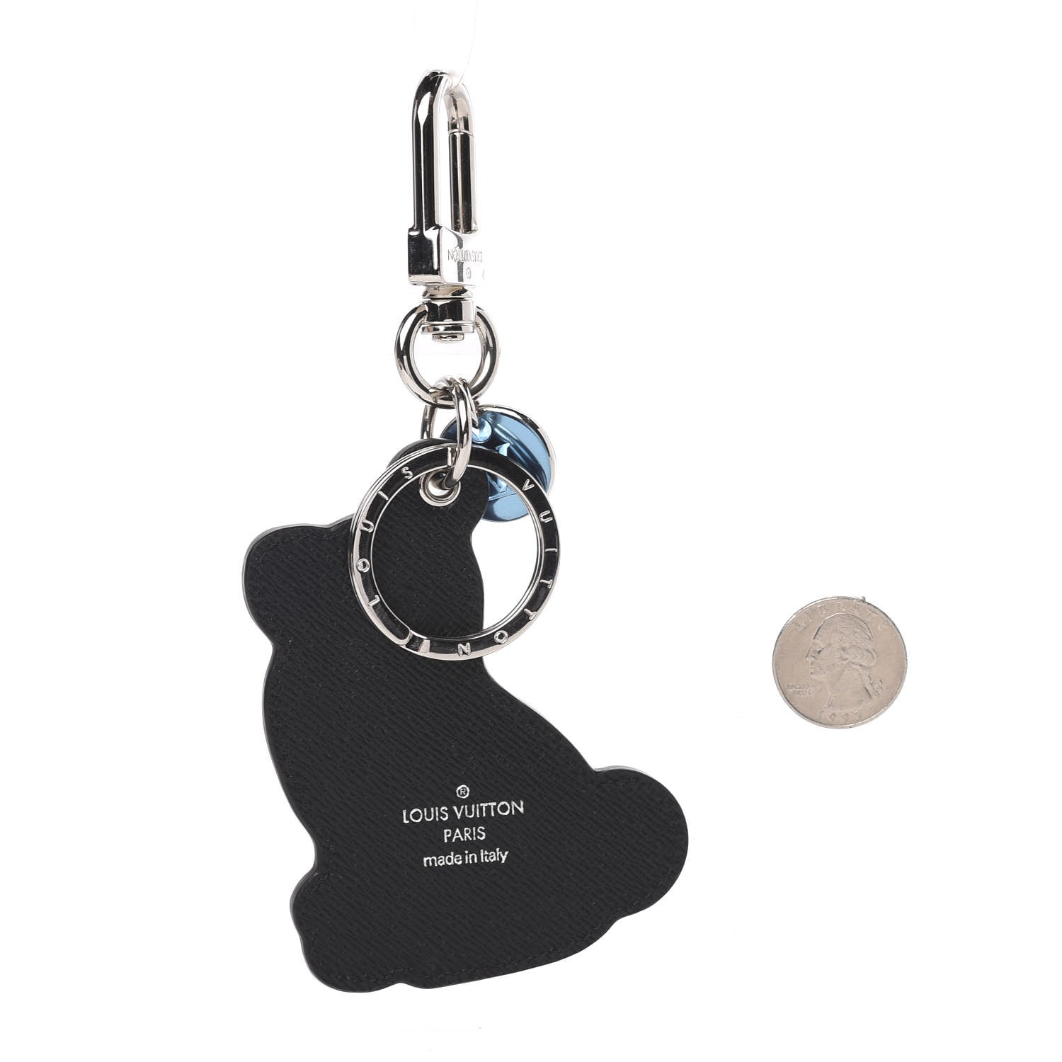 Louis Vuitton Calfskin Dog Bag Charm Key Holder 2 of 3