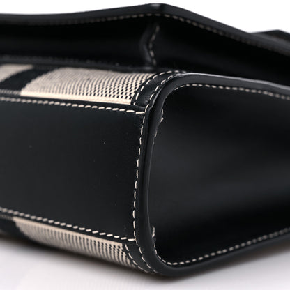 Burberry Smooth Calfskin Archive Canvas Check Mini Pocket Bag Butter Beige Black 8 of 11