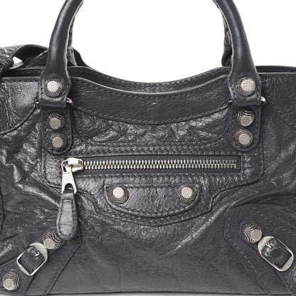 Balenciaga Agneau Giant 12 Silver Hardware Mini City Gris Fossile 9 of 9