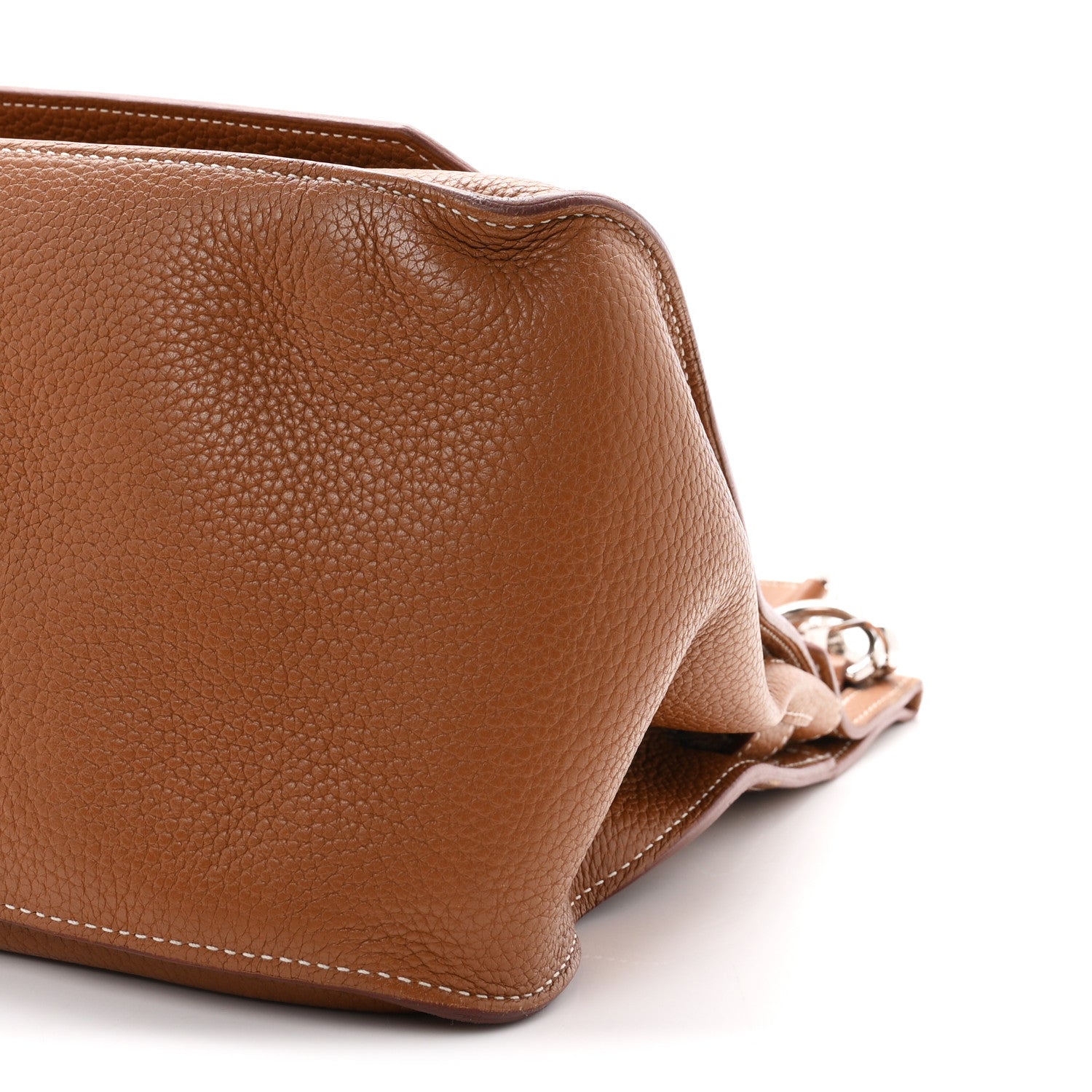 Hermes Taurillon Clemence Jypsiere 37 Gold 10 of 10