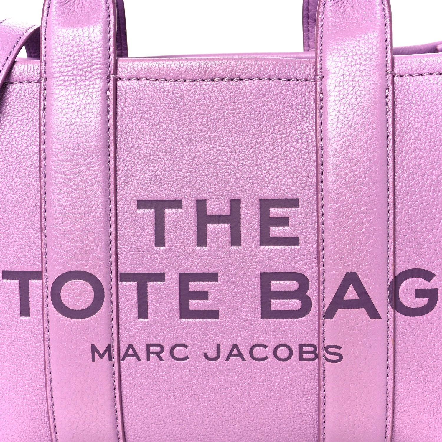Marc Jacobs Grained Calfskin Small The Tote Bag Regal Orchid 9 of 11
