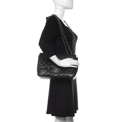 Chanel Caviar Quilted Jumbo Single Flap Black 2 of 11