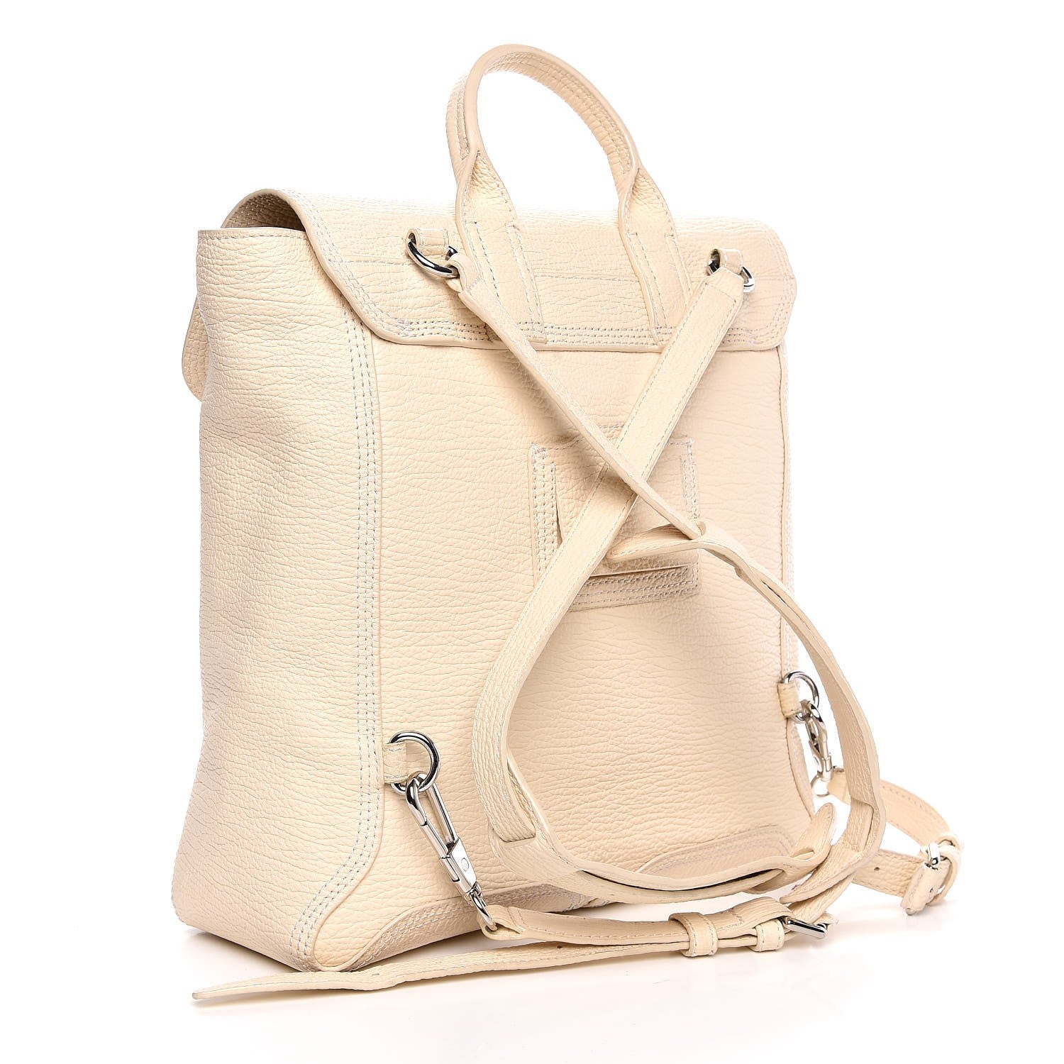 3.1 Phillip Lim 3.1 Textured Calfskin Pashli Backpack Milk 3 of 8
