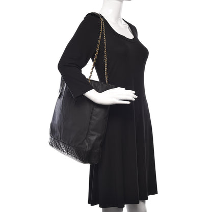 Chanel Canvas Calfskin Shopping Tote Black 2 of 18