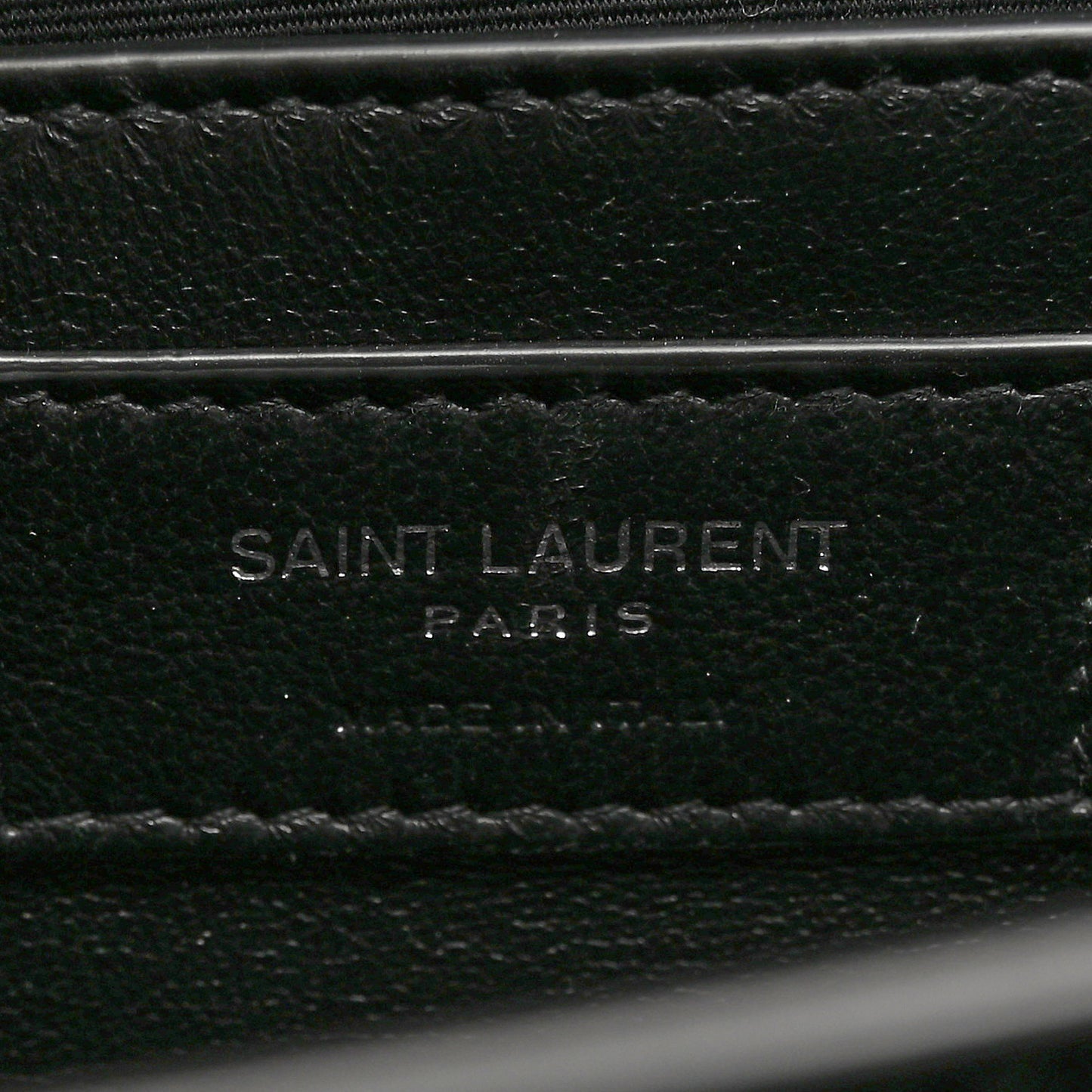 Patent Cassandre Tassel Clutch Black