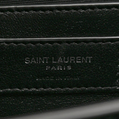 Saint Laurent Patent Cassandre Tassel Clutch Black 7 of 7