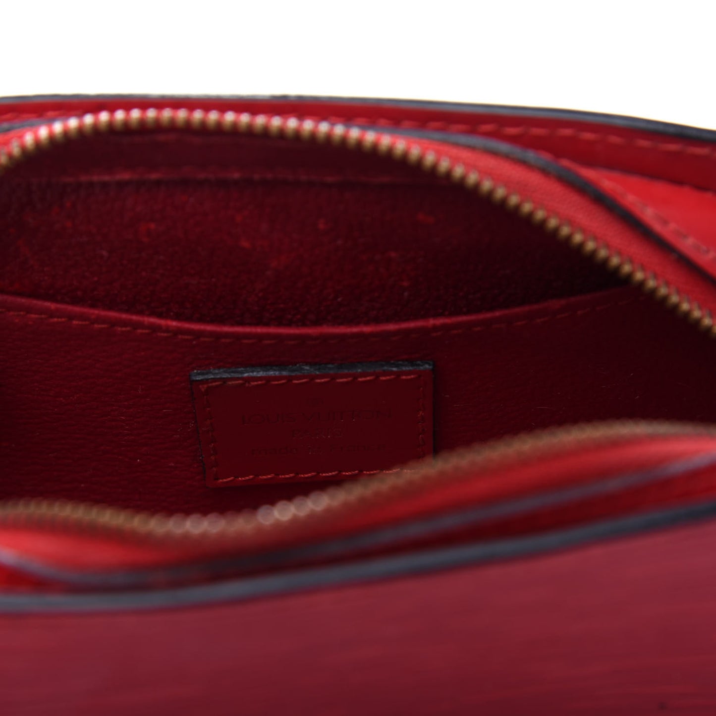 Epi Dauphine 17 Cosmetic Pouch Castillan Red