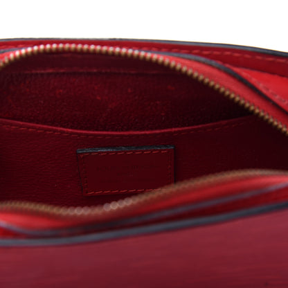 Louis Vuitton Epi Dauphine 17 Cosmetic Pouch Castillan Red 6 of 8