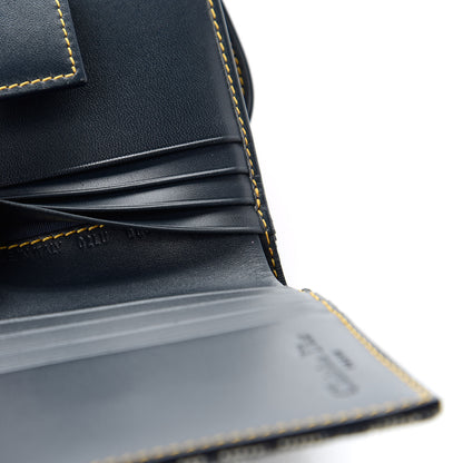 Christian Dior Monogram Compact Saddle Wallet Blue 10 of 11