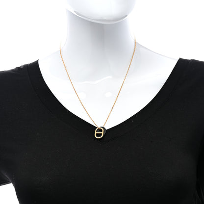 Hermes Swift O'Maillon Pendant Necklace Black 2 of 6