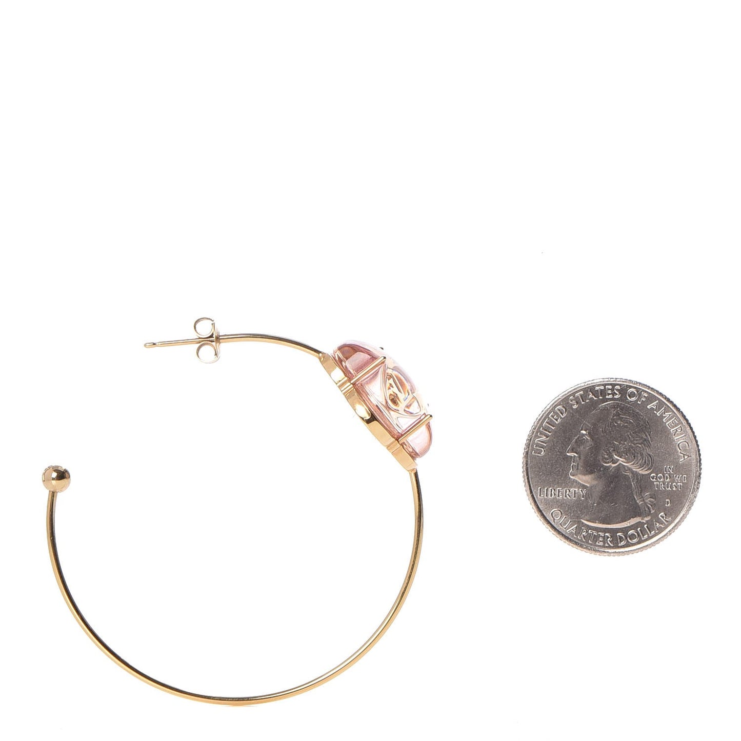 A La Folie Hoop Earrings Gold