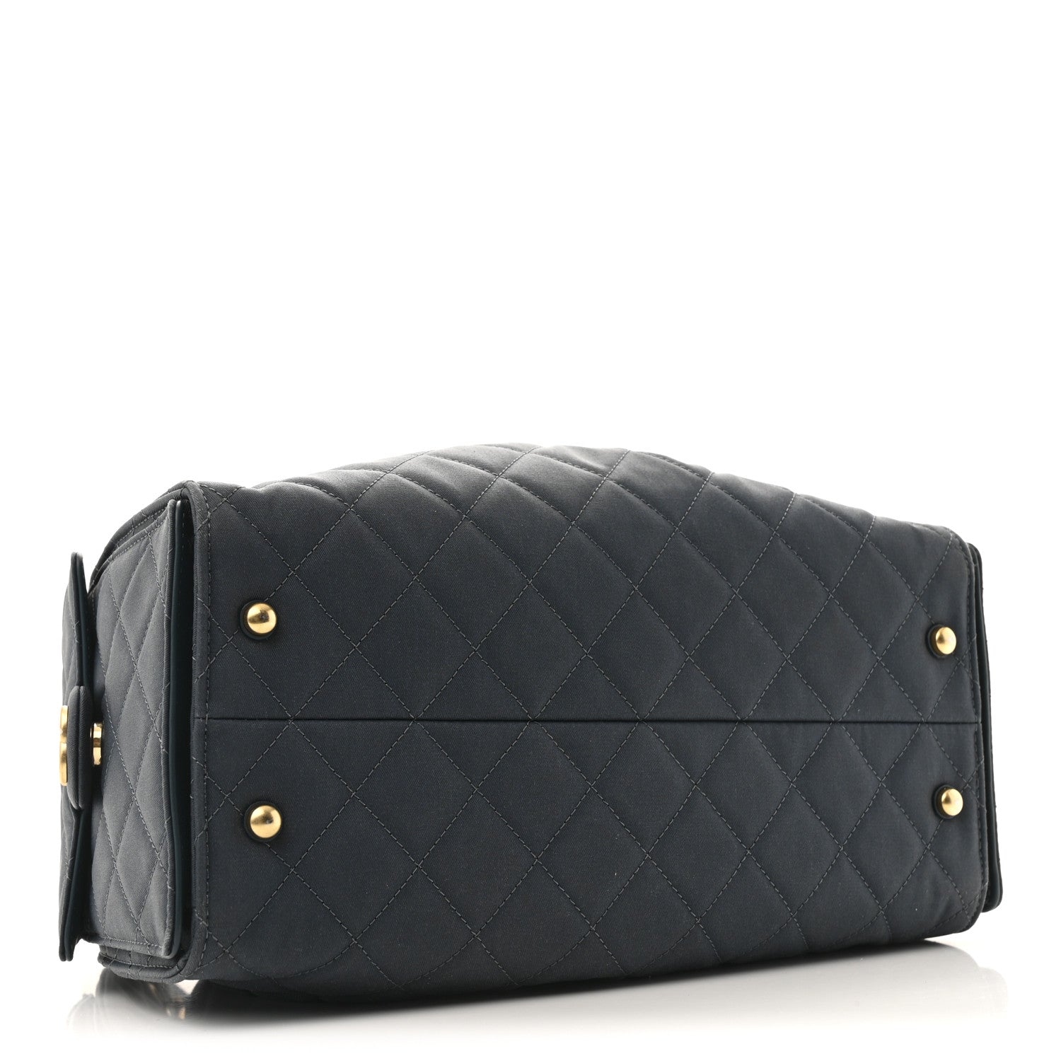 Chanel Canvas Quilted Medium Chanel 25 Handbag Dark Blue 5 of 14