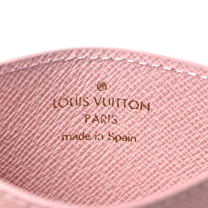 Louis Vuitton Damier Azur Daily Card Holder Rose Ballerine 6 of 7