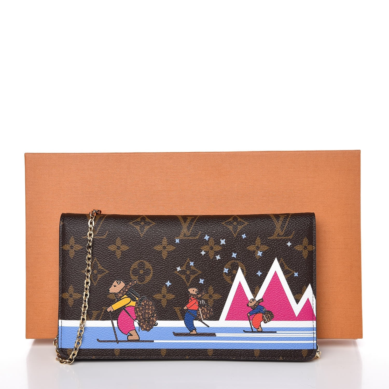 Louis Vuitton Monogram 2018 Christmas Animation Pochette Weekend 7 of 7